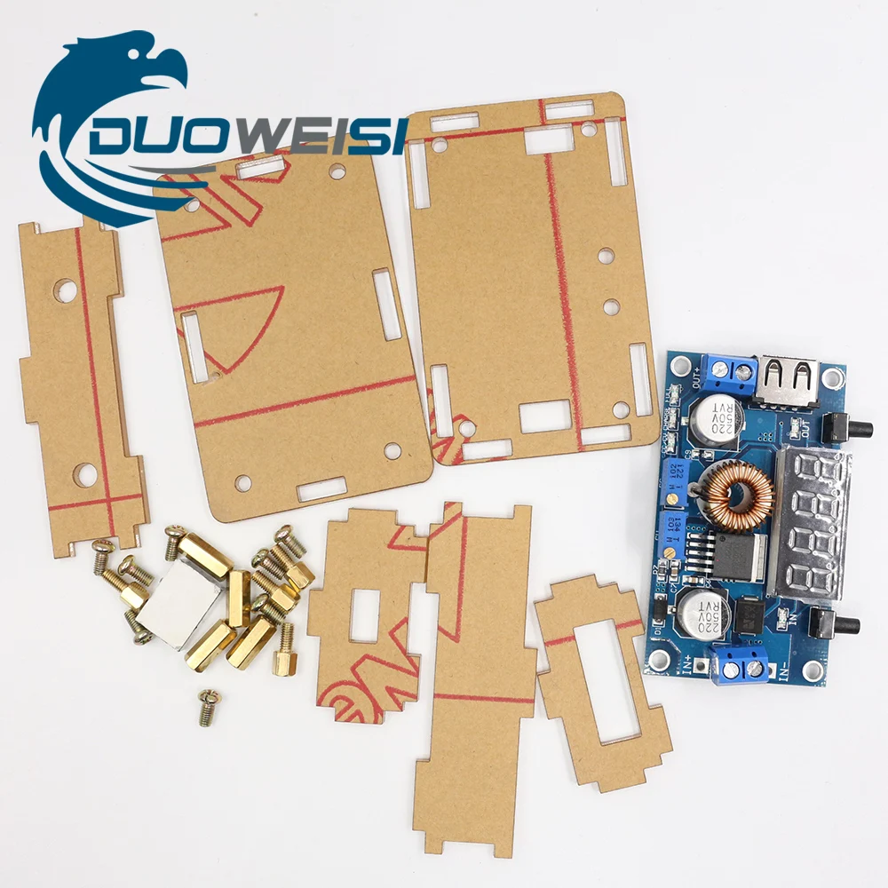 5A ステップ定電圧電流電源 led ディスプレイリチウム電池充電モジュール + ケース