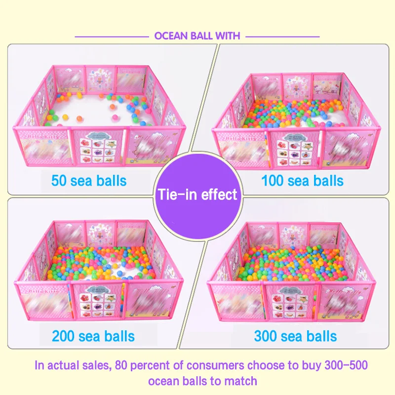 Baby playground Children\'s Ball Pool Dry Ball Pit Baby Toys Swimming Pool of Balls For Babies 13-24 Months Parque Infantil Bebes