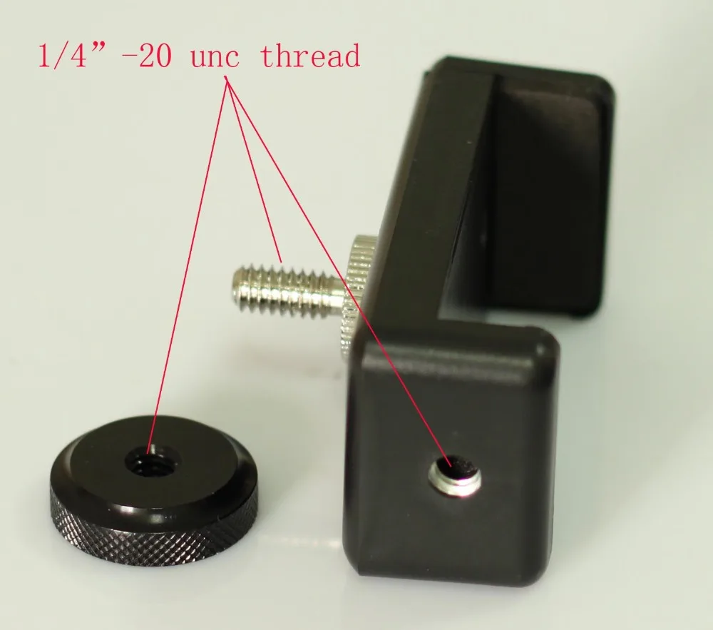 مشبك بطارية لكاميرا الهاتف الذكي ، 1/4 بوصة ، ملحقات مبيت الكاميرا