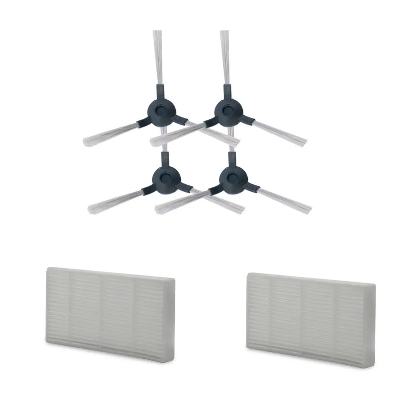 หุ่นยนต์เครื่องดูดฝุ่น Hepa Filter แปรงด้านข้างสำหรับ Midea VCR06 VCR07หุ่นยนต์เครื่องดูดฝุ่นด้านข้างแปรง