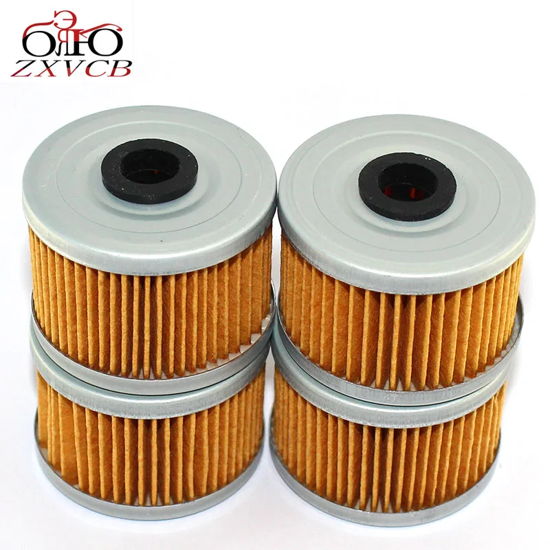 4PCS FOR Kawasaki KLX 250 S 2012-2014 KLX250 S KLX300 R KLX450 R KSF450 B KFX450 R motorcycle Oil Filter