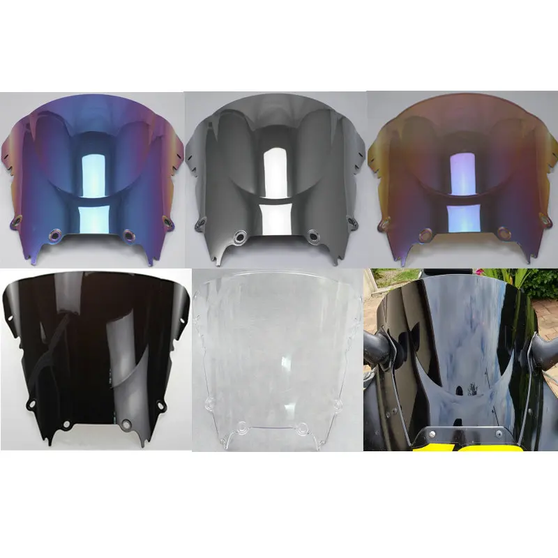 Parabrisas de cristal para motocicleta, deflectores de parabrisas para Yamaha YZF 1998 R6 YZF-R6 98 99 00 01 02, 1999 2000 2001 2002 600