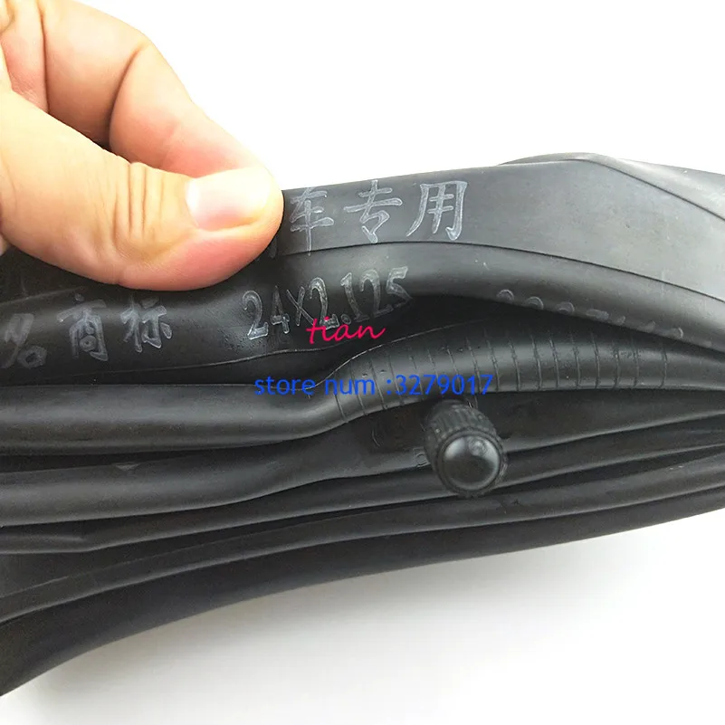 inner tube 24x1.95/2.125 Thorn Resistant Schrader Valve Bicycle with bent value