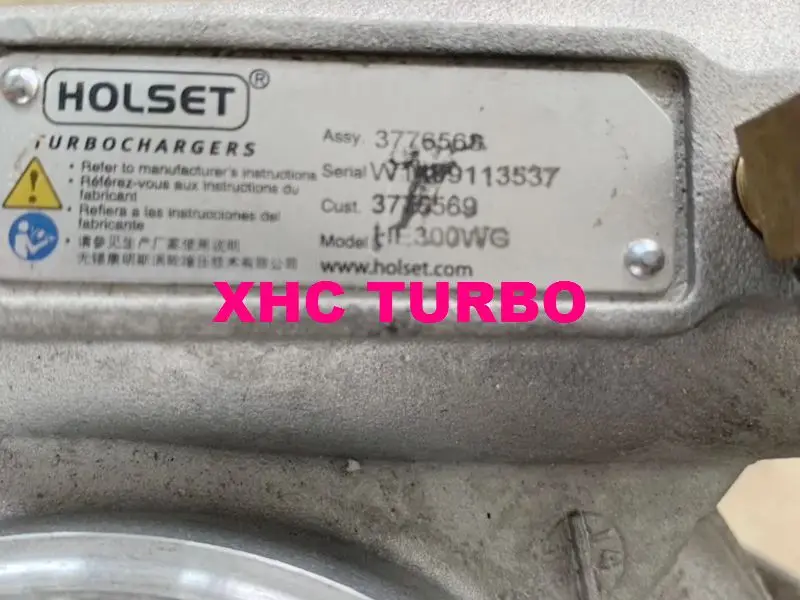 NEW GENUINE HOLSET HE300WG 3776568 3776569 Turbo Turbocharger for DCEC CUMMIN*S ISBe6 6BTAA 5.9L 154KW 210HP