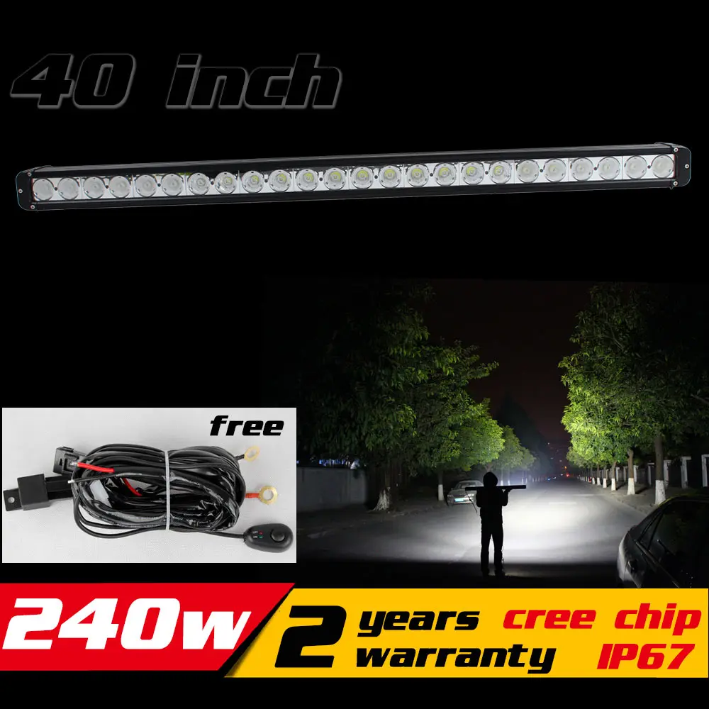 

40inch 240W LED Light Bar IP67 for Tractor ATV LED Offroad Light Bar 4X4 LED Bar Offroad Fog light Save on 260w 300w