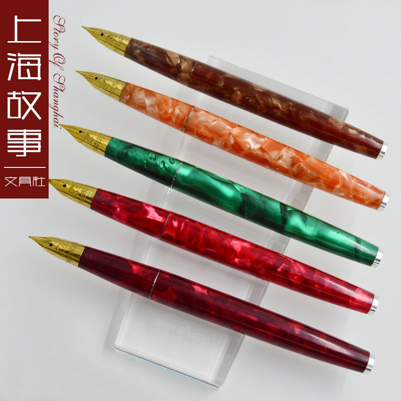

Yong Sheng 237 иридиевая перьевая Ручка bag, перьевая ручка из нержавеющей стали xylonite