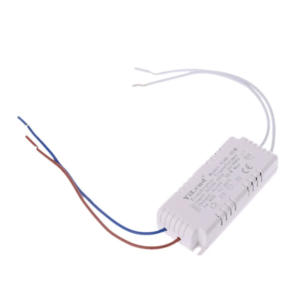 Halogen Light LED Driver Power Supply Electronic Transformer 105W 12V 220V-240V H02