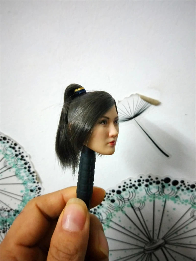 Figura de acción de Star la Gran Muralla de Asia, juguetes para el cuerpo, cabeza de pelo plantado suppt tallado, modelo de 12 pulgadas, 1/6