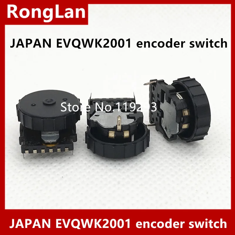 

[BELLA]Japan's Matsushita EVQWK2001 ED dial encoder pulley 360 degrees 15 o'clock position with switch--10PCS/LOT