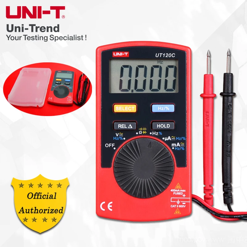 UNI-T UT120A UT120C Series Pocket Size Digital Multimeters/4000 display count/ Auto range