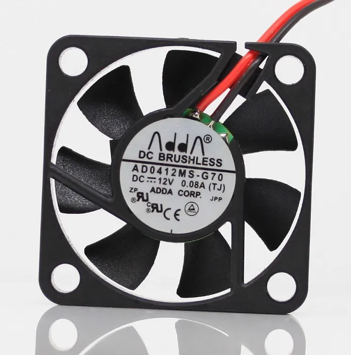 

ADDA AD0412MS-G70 DC 12V 0.08A 40x40x10mm Server Cooling Fan