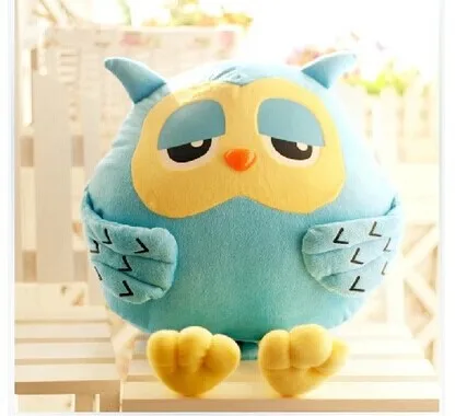 Stuffed animal 45 cm green night owl plush toy cute owl doll gift w3038