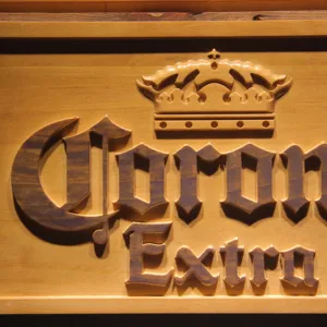 Corona Extra Beer 3D Wooden Signs