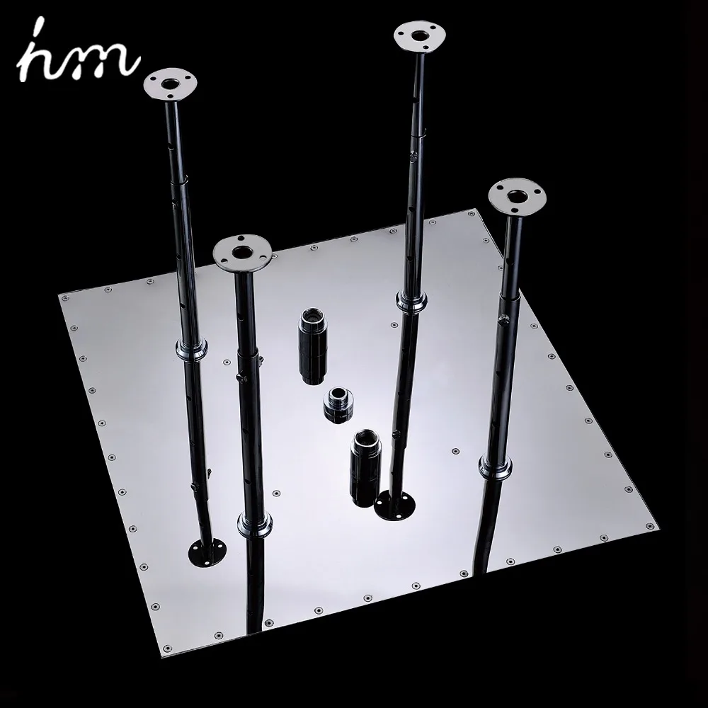 Hm Douche Set Multifunctionele LED Thermostatische Douche Systeem SPA Spray Regen Modus Intelligente Digitale Touch Monitor Douche Kolom