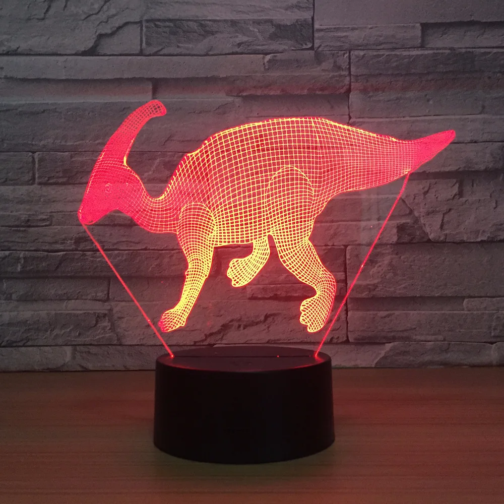 Dragon 3d Small Night Lights  Colorful 3d Creative Kids Lamp Kids Room Led Kids Lights Lamps Valentine's Day gift