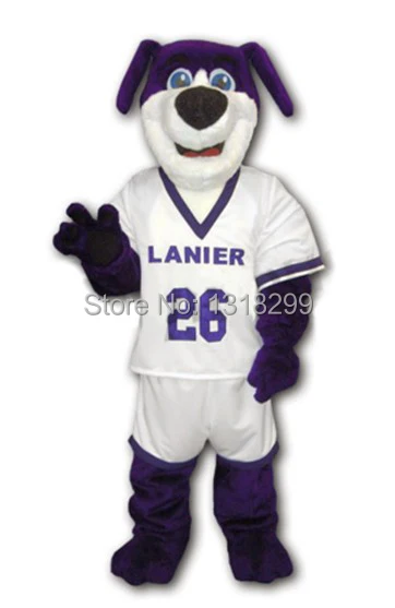 mascot Purple Dog mascot costume fancy dress custom fancy costume cosplay theme mascotte carnival costume kits