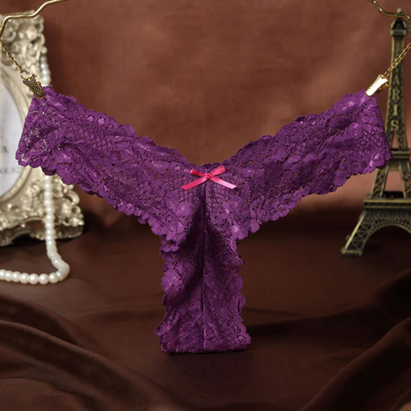 New Sexy Underwear women g strings thongs sexy lace underwear lace briefs g-string transparent panties thong for women wholesale