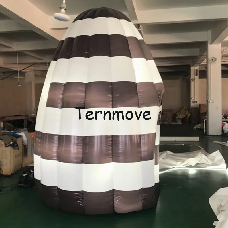 inflatable show booth wedding photo booth,inflatable egg tent with led lights Mobile Square Display egg shape easter party Tent