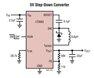 LT3663 LT3663EDCB LT3663IDCB LT3663EDCB-3.3 LT3663IDCB-3.3 - 1.2A Step-Down Switching Regulator with Output Current Limit