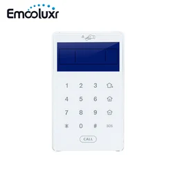 Two-Way Code Keypad PB-503R Temper Glass Touchscreen Door Keyboard for 868MHz TCP IP WIFI Alarm System Wireless ST-VGT, ST-IIIGW