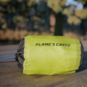 FLAME CREED-سيليكون مأوى صغير للشمس ، معطف واق من المطر خفيف الوزن لشخص واحد ، المشي لمسافات طويلة وركوب الدراجات ، مظلة في الهواء الطلق ، خيمة تخييم ، 15D أفضل 8 مظلة شاطئية محمولة مبيعا - رقم 4