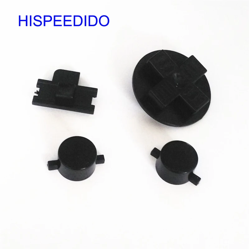 HISPEEDIDO-أزرار خلفية أو بيضاء لـ Gameboy ، لوحة مفاتيح كلاسيكية GB لـ GBO DMG ، DIY لـ Gameboy A B ، أزرار D-pad