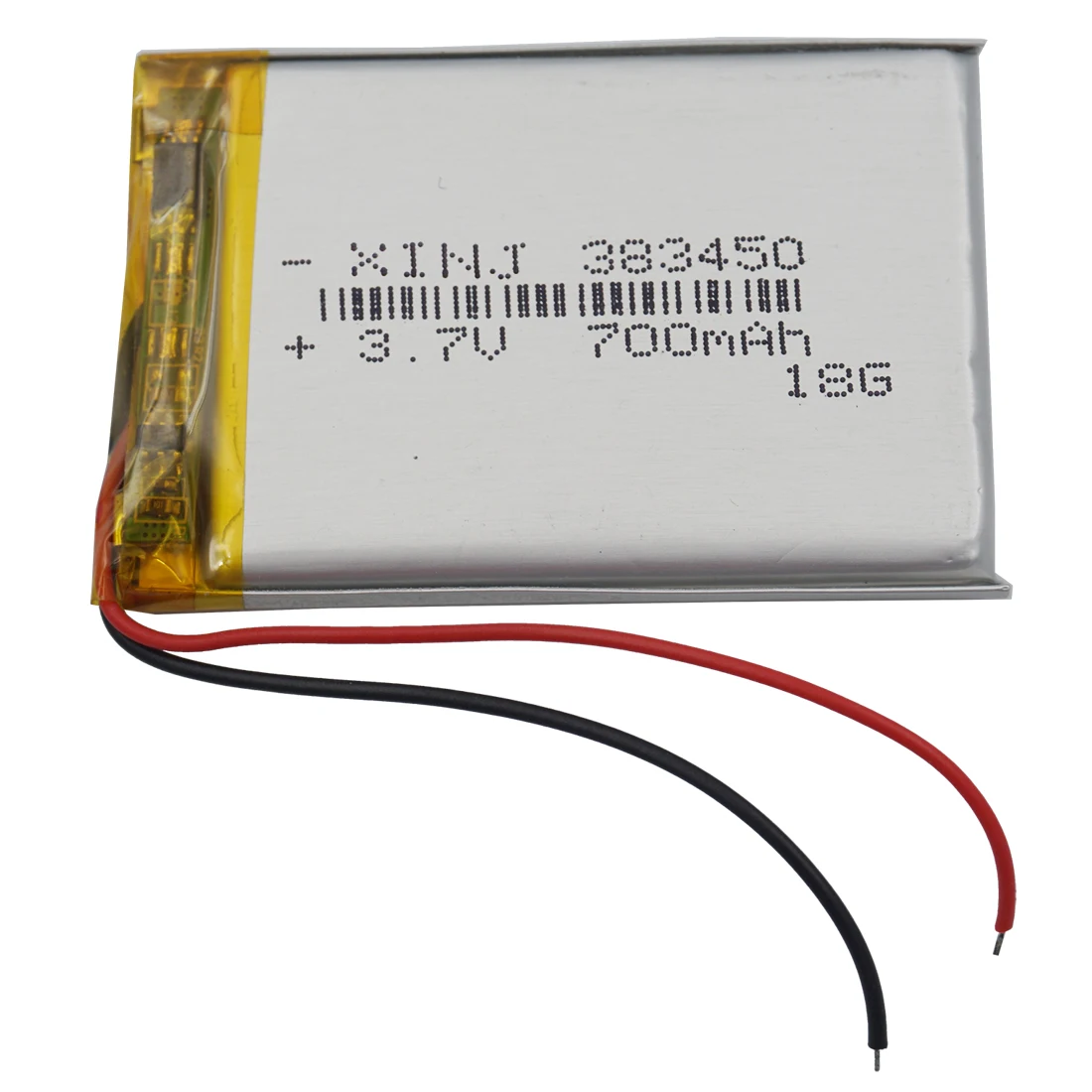 3.7V 700 mAh 2.59Wh Polymer Rechargeable Li Lithium Battery Lipo 383450 For Bluetooth Speaker DashCam GPS Driving Recorder MID