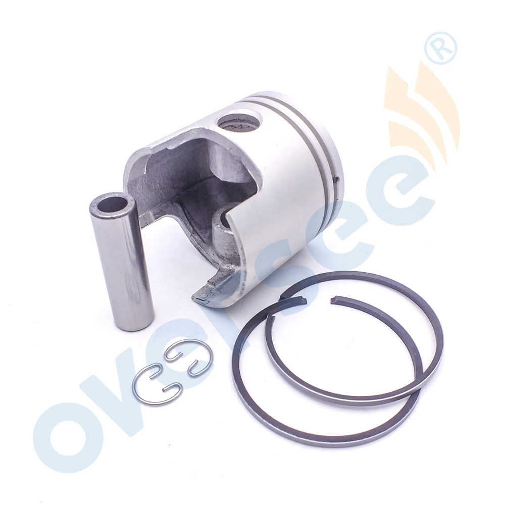 Bộ Kit Piston Bộ Nhẫn Assy 677-11631 677-11630 647-11610 Phù Hợp Với Yamaha Outboard 5HP - 8HP 50Mm