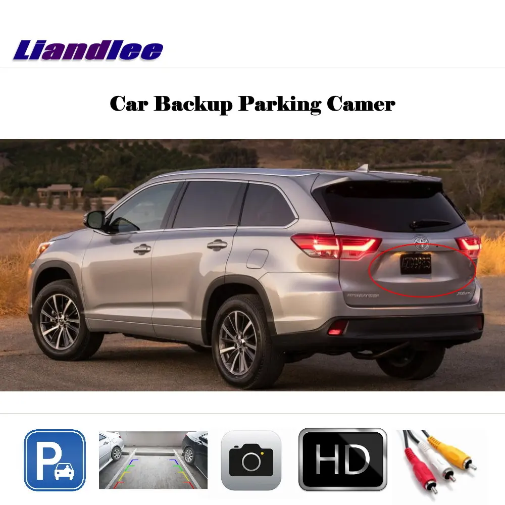 For Toyota Highlander Kluger 2013-2018 Car Original Display Rear View Image Reverse Camera HD CCD CAM Auto Parking Accessories