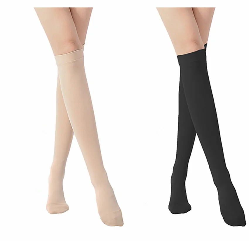 Medical Compression Socks Calf Sleeves 20-30mmHg Elastic Nursing Socks Compression Socks Under Knee Socks