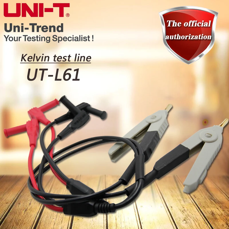 UNI-T UT-L61 Kelvin Test Line for LCR Digital Bridge UT611, UT612