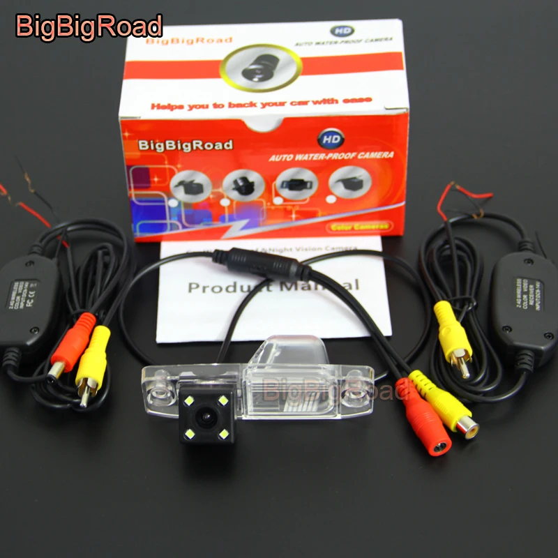 

BigBigRoad For Hyundai Elantra Terracan Tucson Accent Kia Sportage R Wireless Camera Car Rear View Backup Reversing Camera