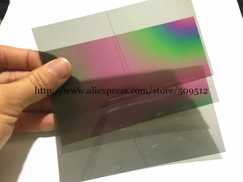 LCD polarizer film for Samsung Galaxy S3, S4, S5, S6, S7, Edge, S7, A3, A5, A7, note 3, 4, 5, 50PCs