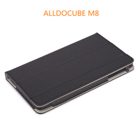 Fashion PU leather Protective Folding Folio Case for alldocube m8 for 8 inch Tablet PC Cover Case