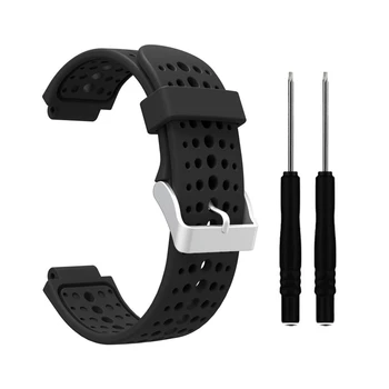 Silicone Wrist Band Watch Strap for Garmin Forerunner 220 230 235 630 620 735 Approach S20  S5 S6 Smart Watch Accessories