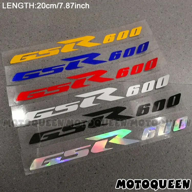 For SUZUKI GSR600 GSR 600 750 Motorcycle Wheels Fairing Helmet Side Tank Pad Decoration Logo Label Reflective Stickers Decals