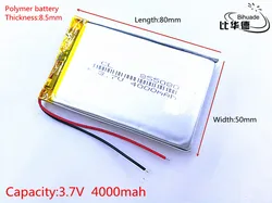 3.7 V 4000 mAh 855080 805080 Litowo-polimerowa LiPo akumulator baterie do Mp3 banku mocy