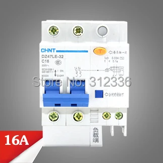 

Free Shipping Two years Warranty NXBLE-32 DZ47LE-32 C10 2P 10A 2 pole ELCB RCD earth leakage circuit breaker residual current