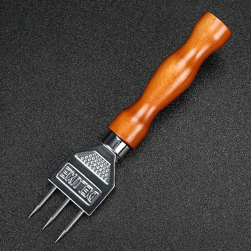 Ice Pick - Stainless Steel Ice Crusher with Wood Handle, Japanese Style Ice Chipper Ideal for Bars and Home