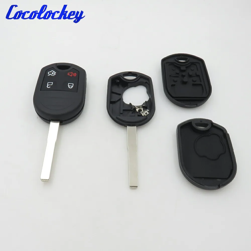 

Cocolockey сменный корпус дистанционного ключа подходит для FORD чехол Fob 4 кнопки
