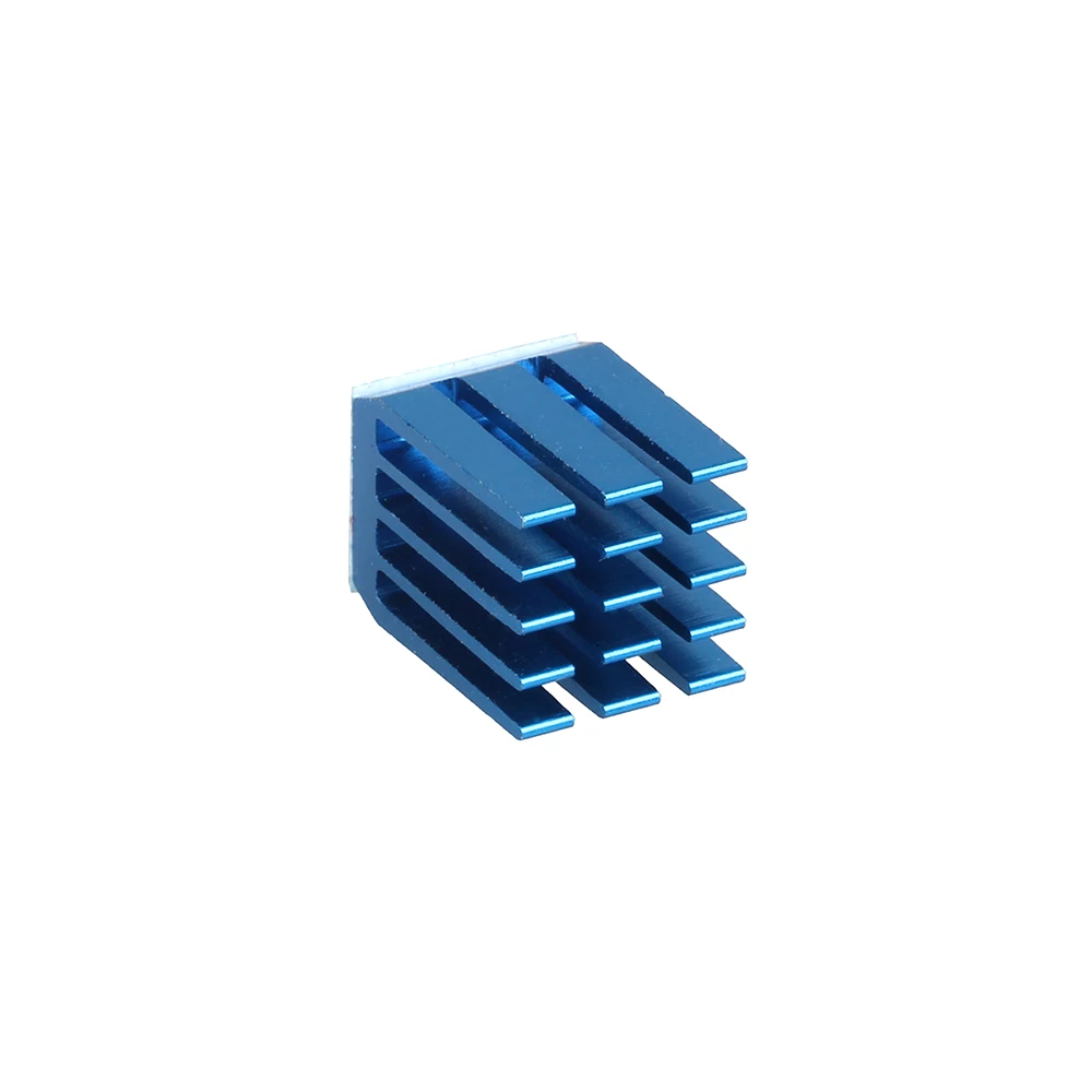 3DSWAY 4pcs/lot 3D Printer Parts Stepper Motor Driver Module Heat Sinks Cooling Block Heatsink for A4988 Drive 9*9*12mm Blue
