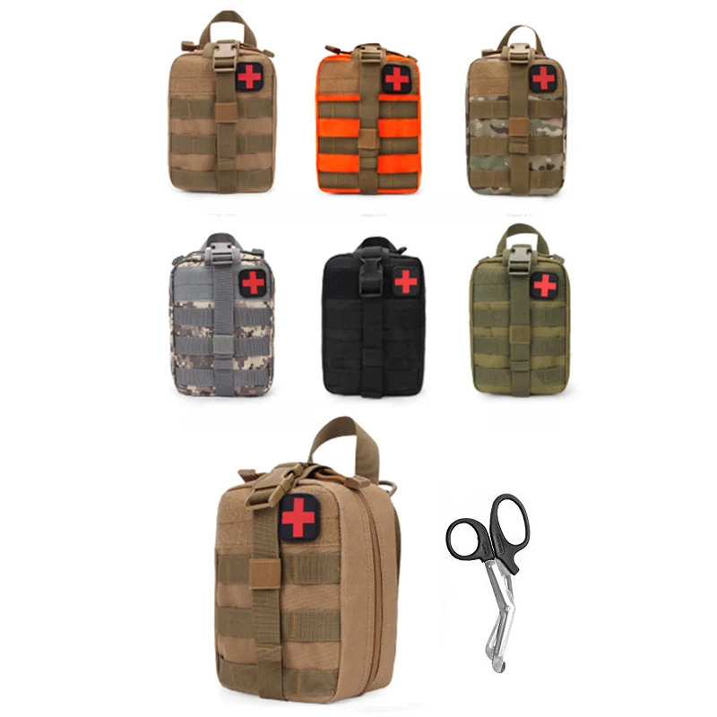 600D Car Fisrt Aid Bag Outdoor Emergency Survival Kits Molle EMT Medical Storage Bag for Travel Camping Training Sports