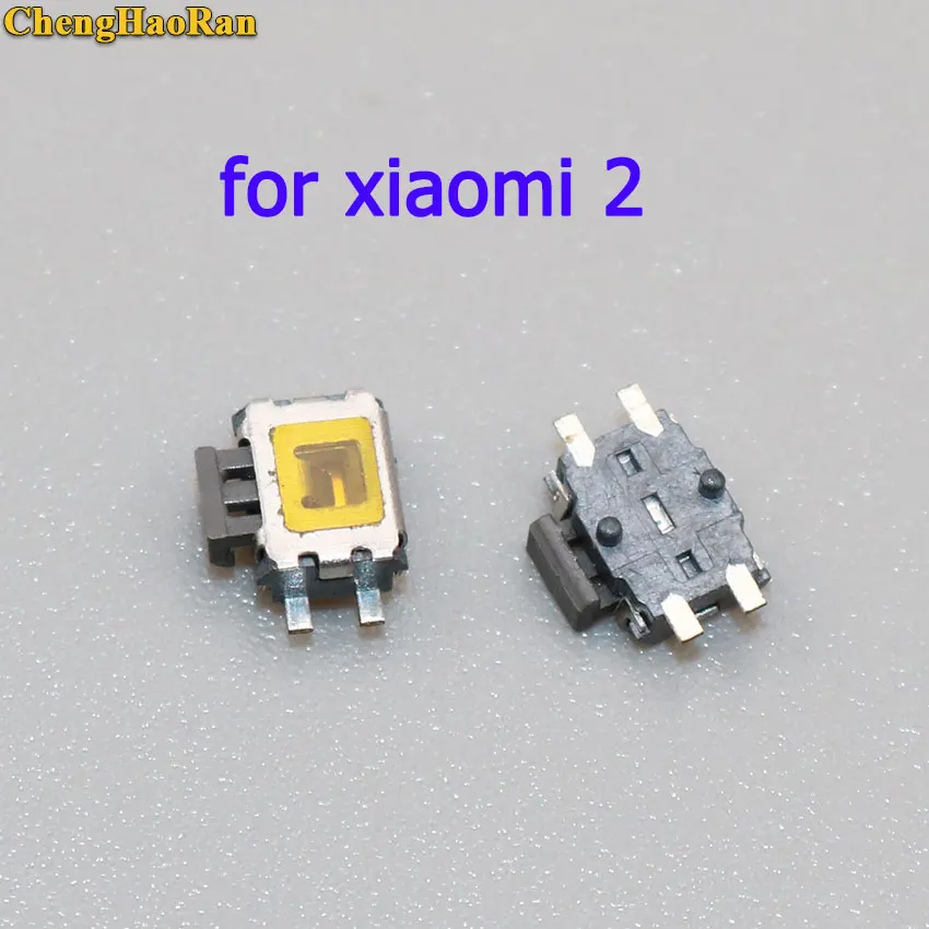 

ChengHaoRan 10pcs Tactile push button switch SMD 4pin for Xiaomi 2/Huawei/Lenovo/Coolpad/ZTE Universal touch ON/OFF switch
