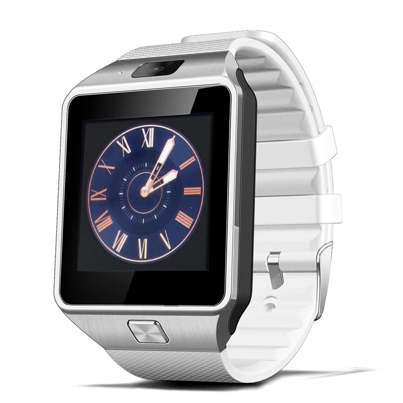 DZ09 montre intelligente horloge avec fente pour carte Sim Message poussoir connectivité Bluetooth téléphone Android mieux que montre intelligente pour hommes