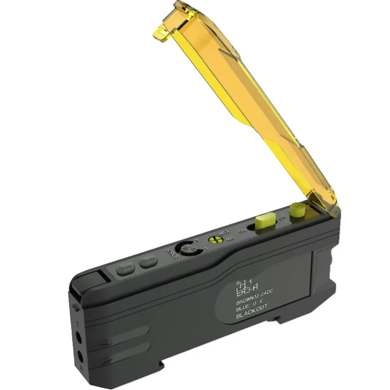 Perilla de ER3-H amplificador de fibra de alta precisión, sensor de fibra óptica, E3X-NA11, amplificador NPN / ER3-H PNP (fibra óptica), ER3-HP