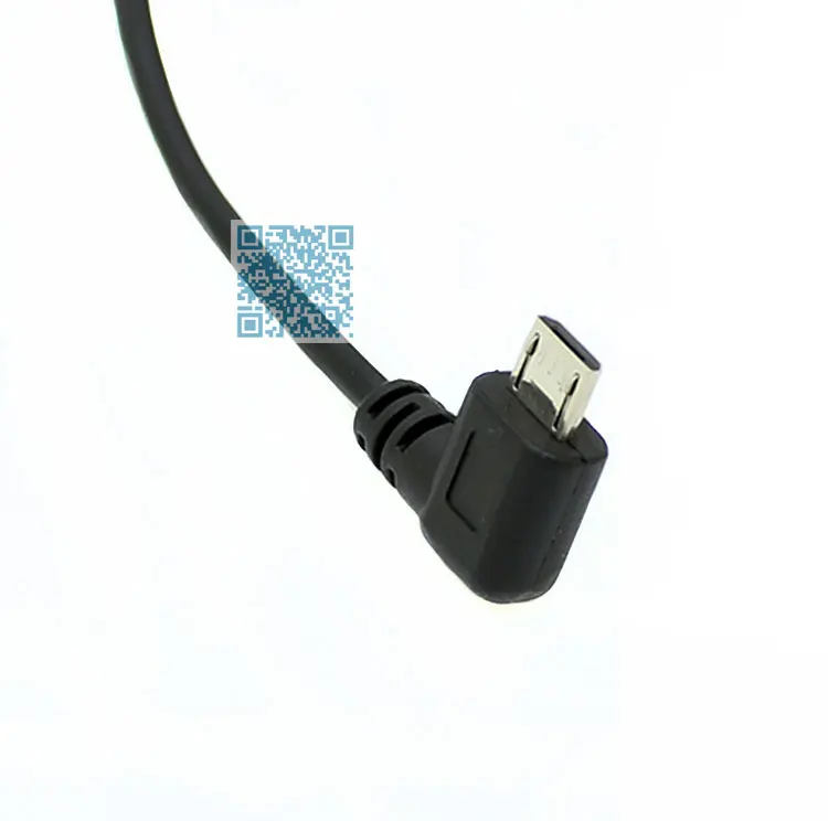 90 degree left elbow Spring Coiled USB 2.0 Male to Micro USB Data Sync fast Charger 2A Cable for Android mobile phones