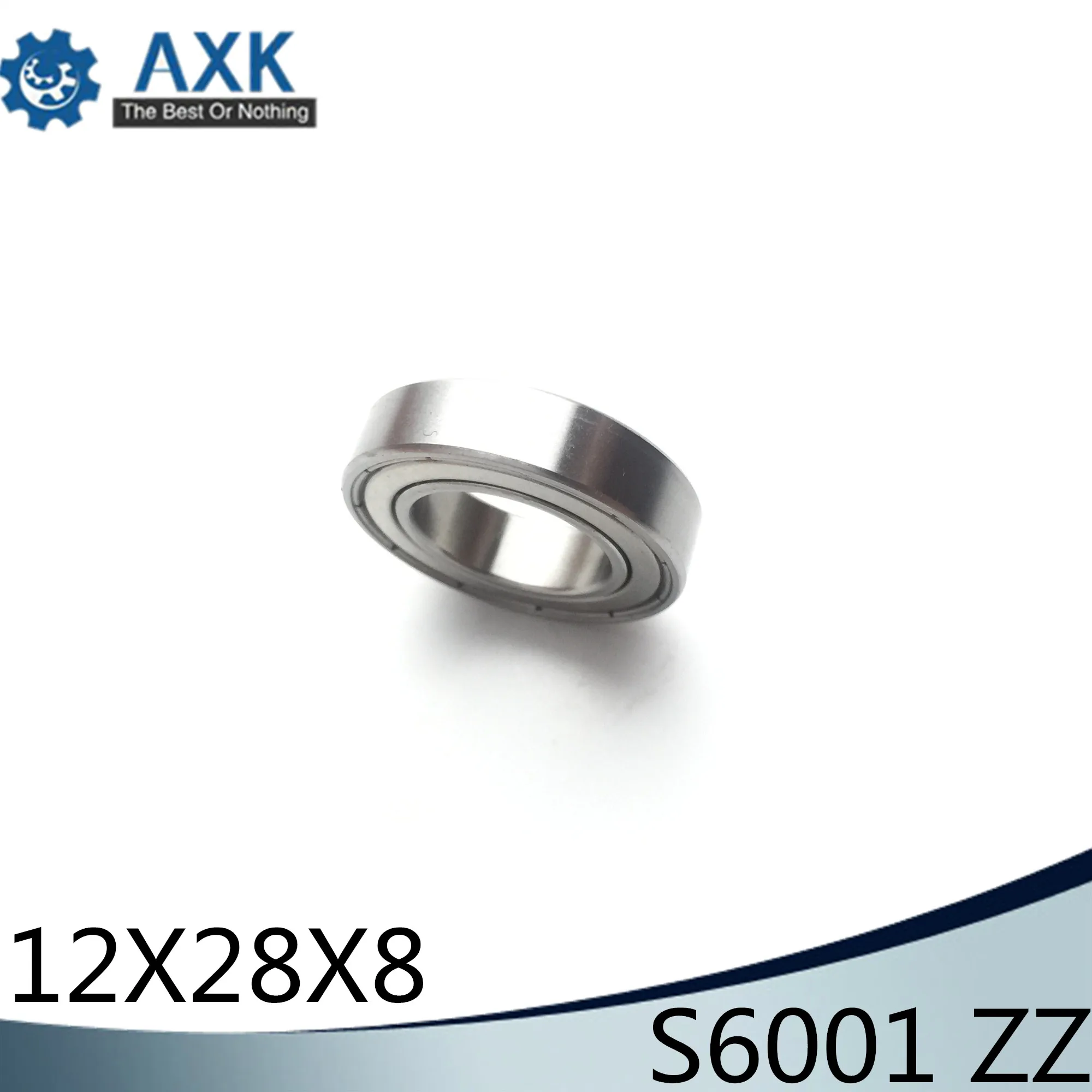 S6001ZZ Bearing 12*28*8 mm ( 10PCS ) ABEC-1 S6001 Z ZZ S 6001 440C Stainless Steel S6001Z Ball Bearings