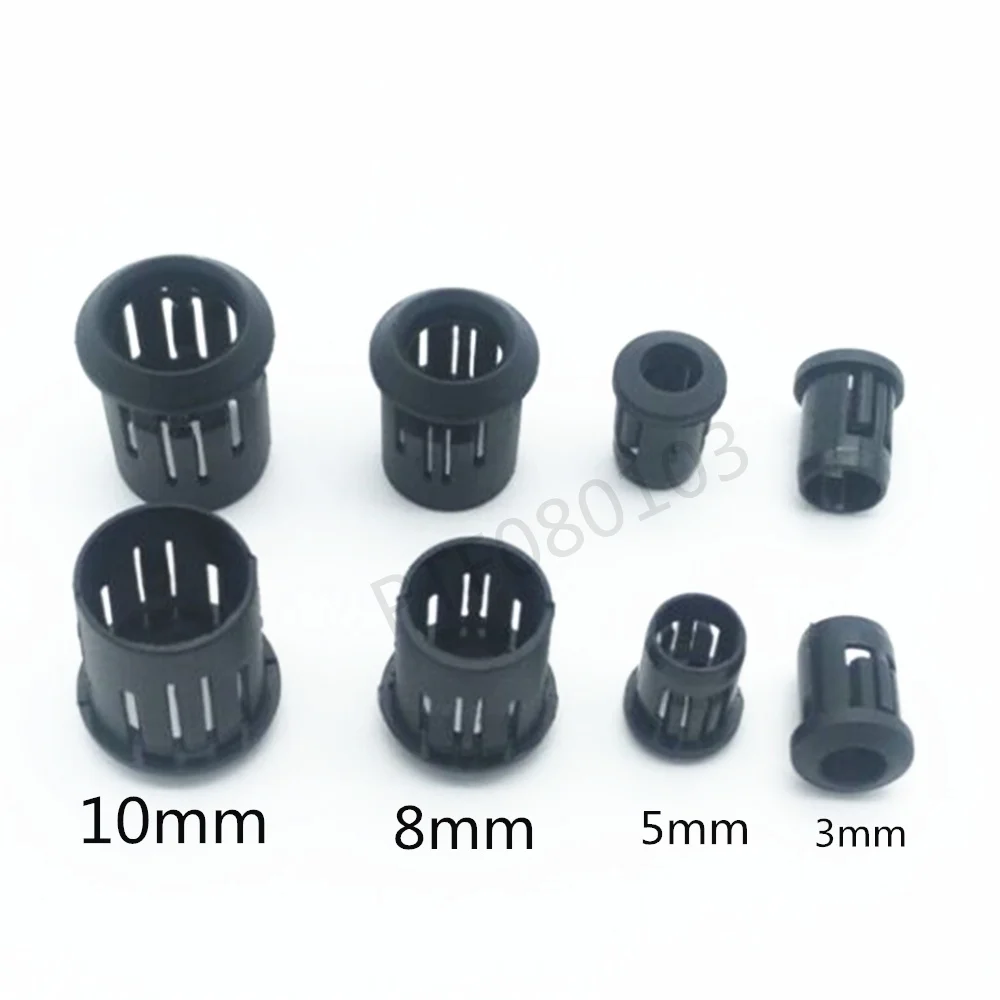 50 100 500 sztuk/partia gniazdo lampy uchwyt diody plastikowy czarny klips mocowanie ramki przydatne 3mm 5mm 8mm 10mm LED