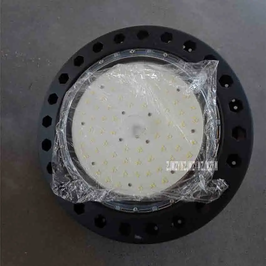 6PCS/LOT 100W UFO 3030LED Industrial Mining Lamp Workshop Indoor Home Lighting Lamp 85-265V 100-110LM/W 6500-7000K (280*105mm)