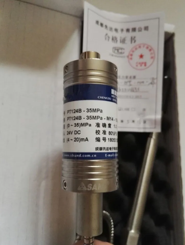 

Extruder high temperature melt pressure transmitter PT124B-35MPa-M14-150 DC24V Temperature drift less0.3MPa/100C